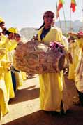 Procession during Timkat. Lalibela. North, Ethiopia.