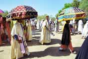 Procession during Timkat. Lalibela. North, Ethiopia.