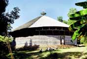 Church at local village. Tana lake. North, Ethiopia.
