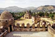 Royal enclosure at Gonder. North, Ethiopia.