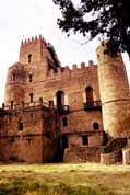 Royal enclosure at Gonder. North, Ethiopia.