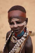 Hamar people at Turmi market. South, Ethiopia.