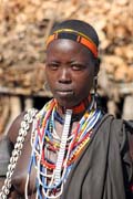 Arbore woman. South, Ethiopia.