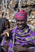Arbore man. South, Ethiopia.