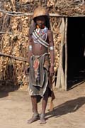 Arbore girl. South, Ethiopia.