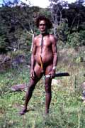 Villager from Dani tribe. Baliem Valley. Papua,  Indonesia.
