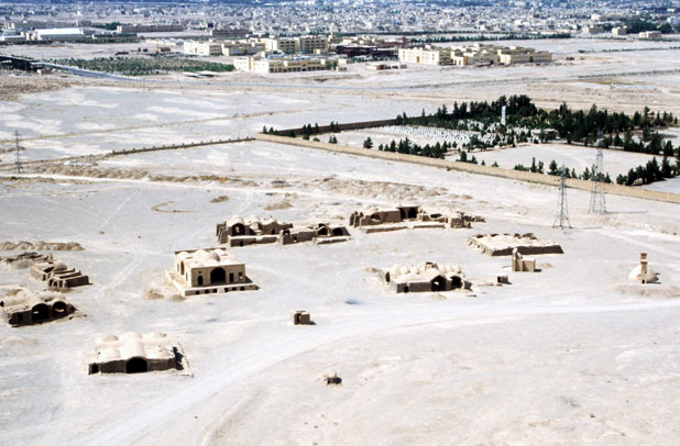 Viwe to Yazd border. Iran.