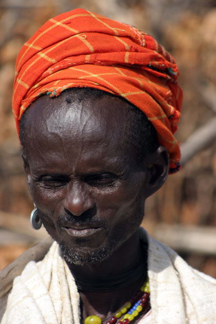 Arbore man. South,  Ethiopia.