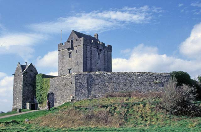 Castle on the west coast. Ireland.