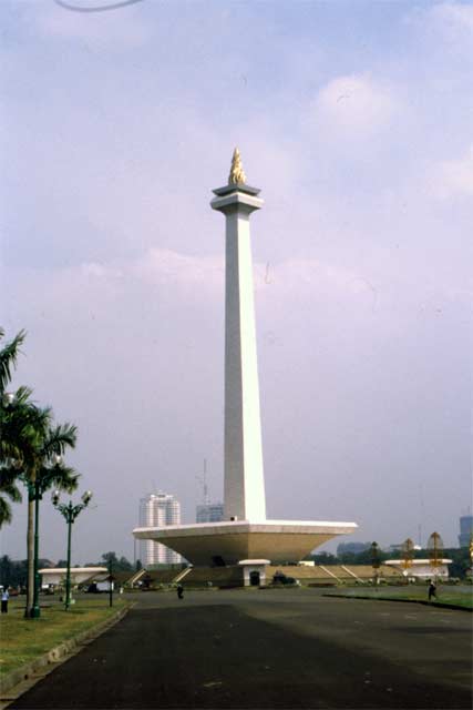 Monument in Jakarta. Java,  Indonesia.