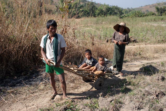 Villages around Inle Lake. Myanmar (Burma).