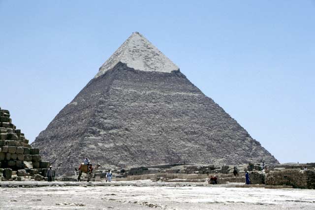 Pyramid of Chephren. Egypt.