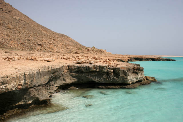 North coast of Socotra (Suqutra) island and Arabian sea. Yemen.