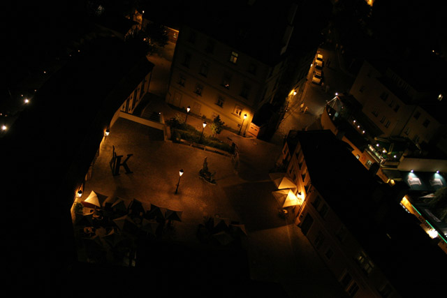 Awesome Prague panorama from balloon. Czech Republic.