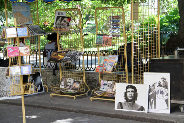 Book selling at square Plaza de Armas, Havana Vieja. Cuba.