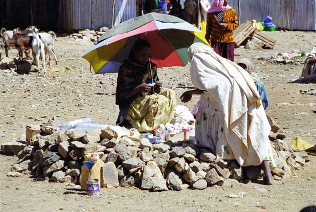 Market at Aksum. North,  Ethiopia.
